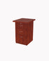 Cluster Workstation with 3 drawers desk height pedestal - Etimo