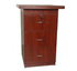 DESK HEIGHT PEDESTAL ROYAL MAHOGANY WITH TOP LOCK