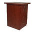 DESK HEIGHT PEDESTAL ROYAL MAHOGANY WITH TOP LOCK