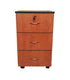 3 DRAWER MOBILE PEDESTAL CHERRY