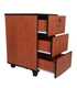 3 DRAWER MOBILE PEDESTAL CHERRY