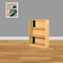 3 TIER BOOK CASE OAK