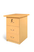 DESK HEIGHT PEDESTAL OAK