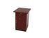 DESK HEIGHT PEDESTAL 2 DRAWERS + HINGE DOOR ROYAL MAHOGANY