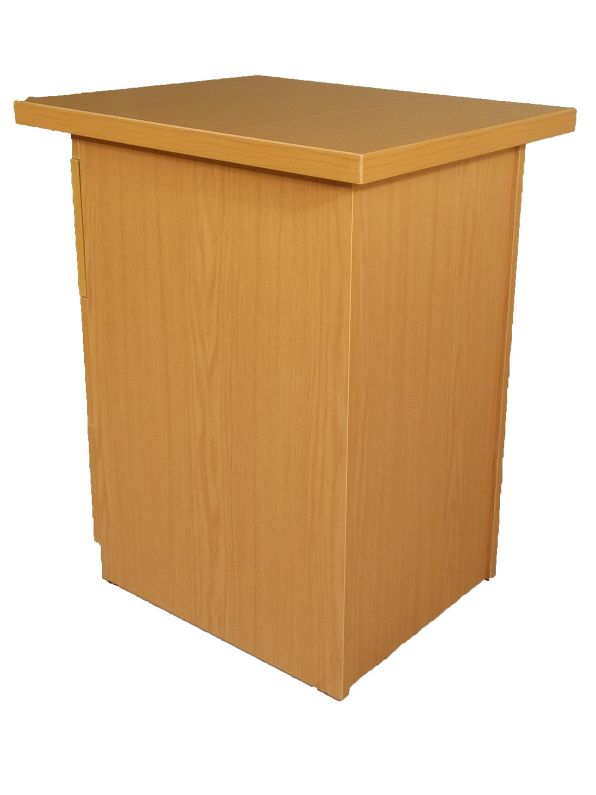DESK HEIGHT PEDESTAL OAK