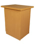 DESK HEIGHT PEDESTAL OAK