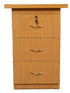 DESK HEIGHT PEDESTAL OAK
