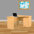 3 DRAWER MOBILE PEDESTAL OAK